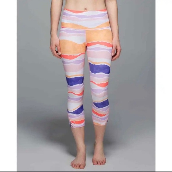 lululemon athletica Pants - Lululemon Hight Rise Athletica True Self  Cropped